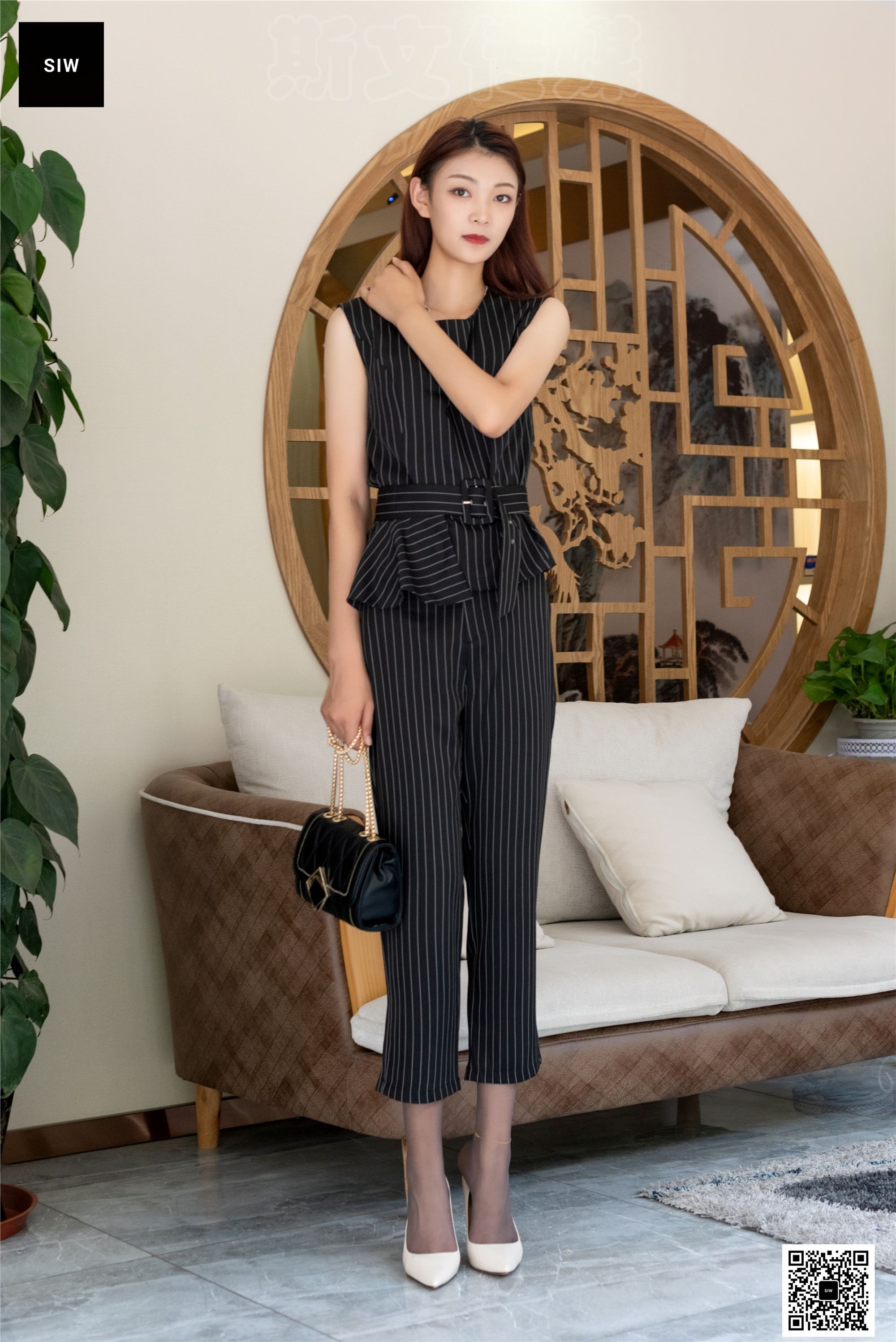 SIW斯文传媒  VOL.056 优雅七分裤-嘉慧